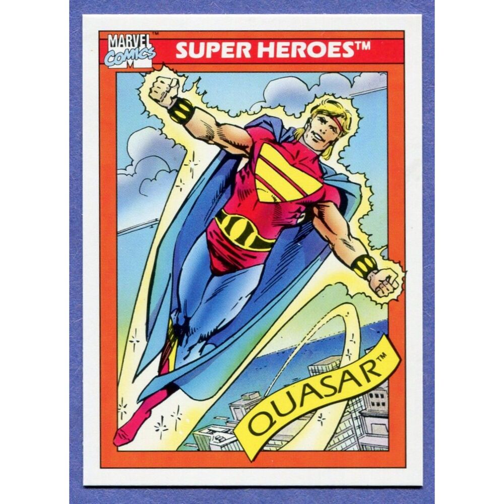 1990 Marvel Universe Card - #15 Quasar